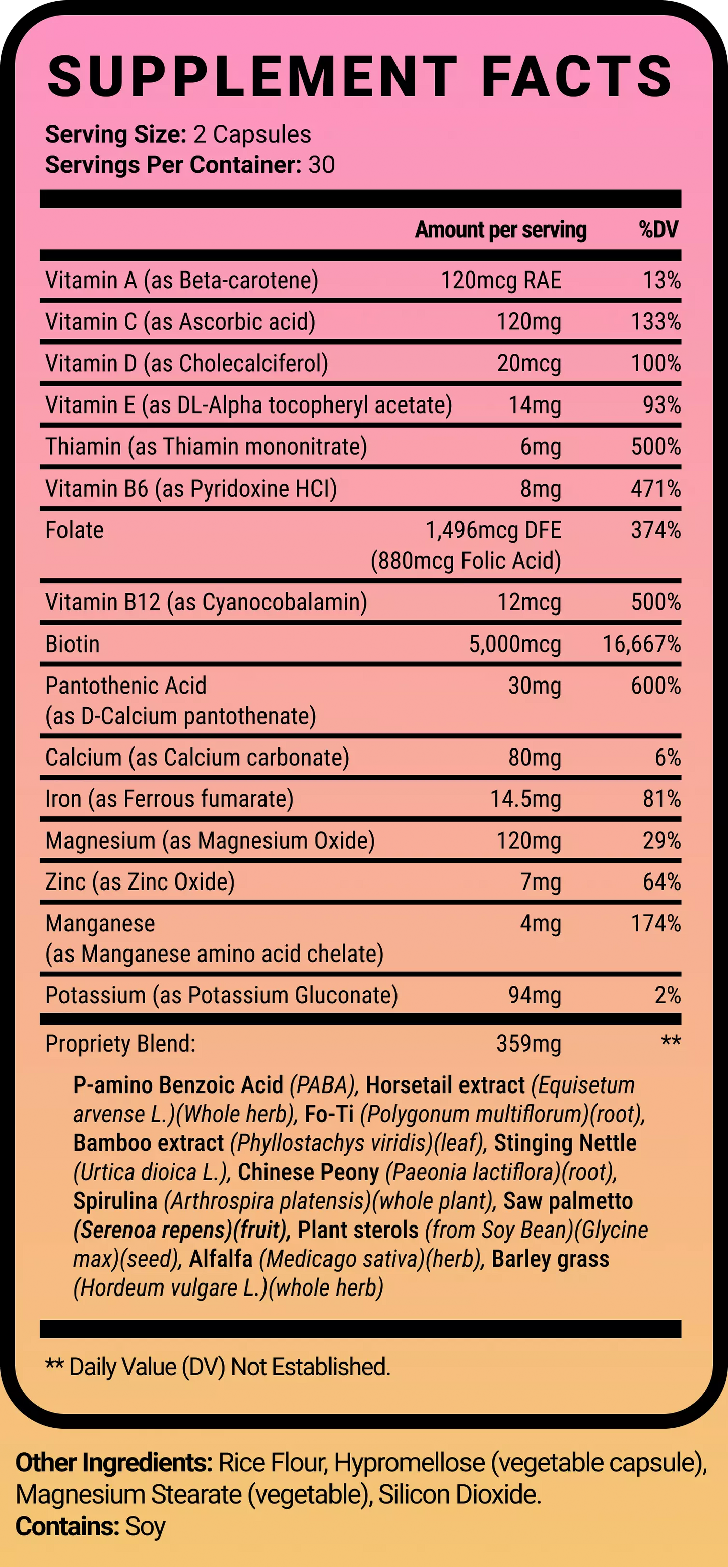 Hairtropic Hair Growth Supplement