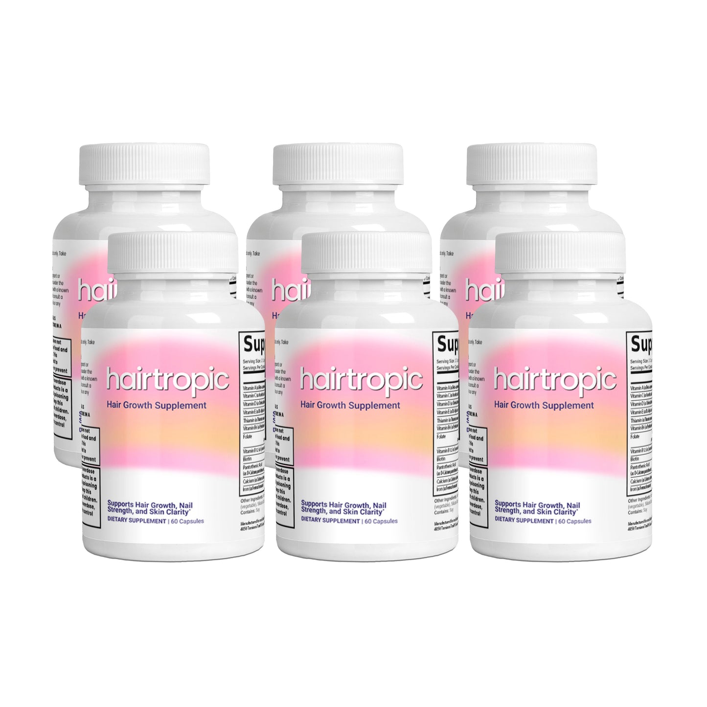 Hairtropic Hair Growth Supplement | 6 Bottles