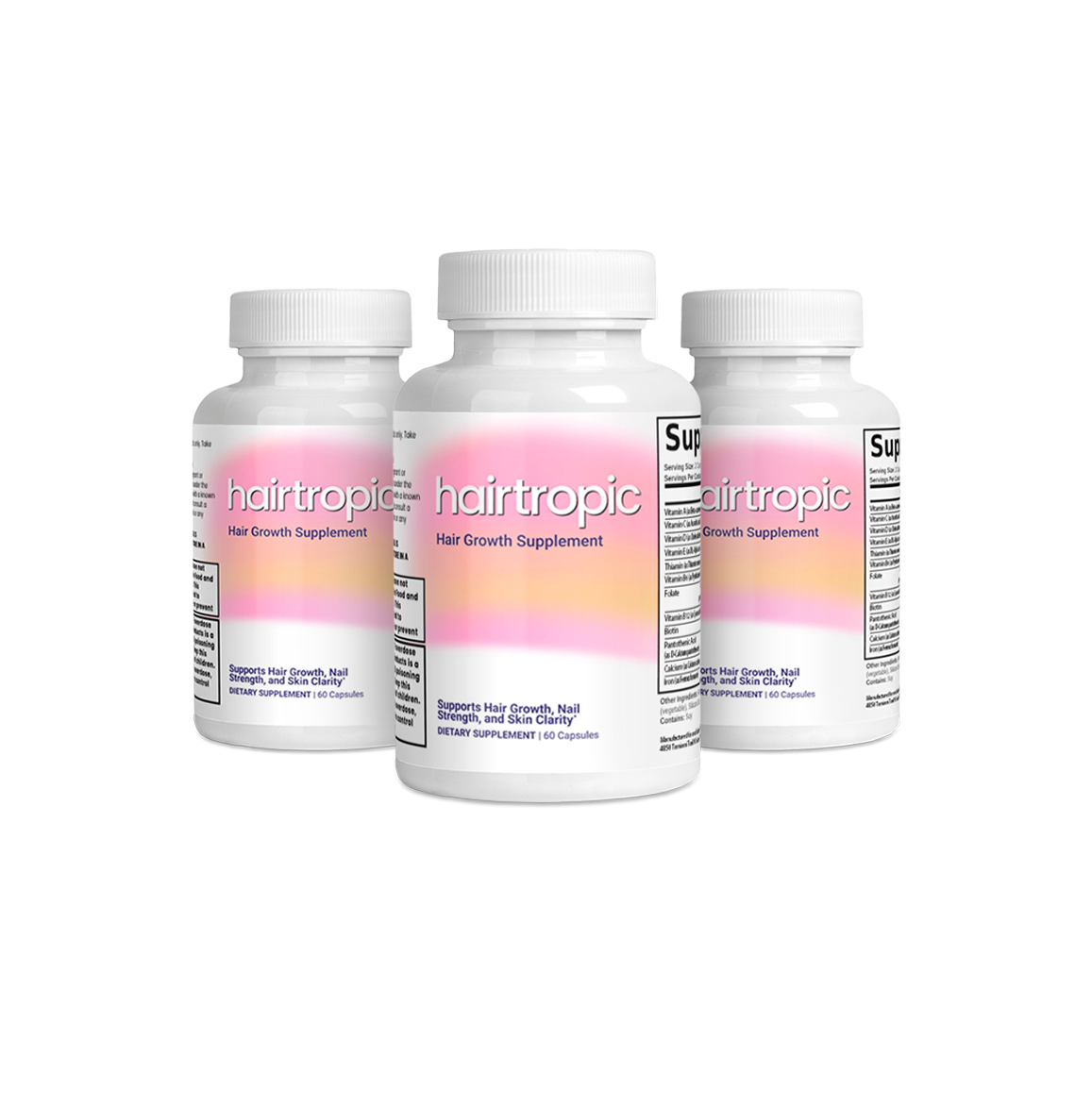Hairtropic Extra Strength 3-Pack Bundle